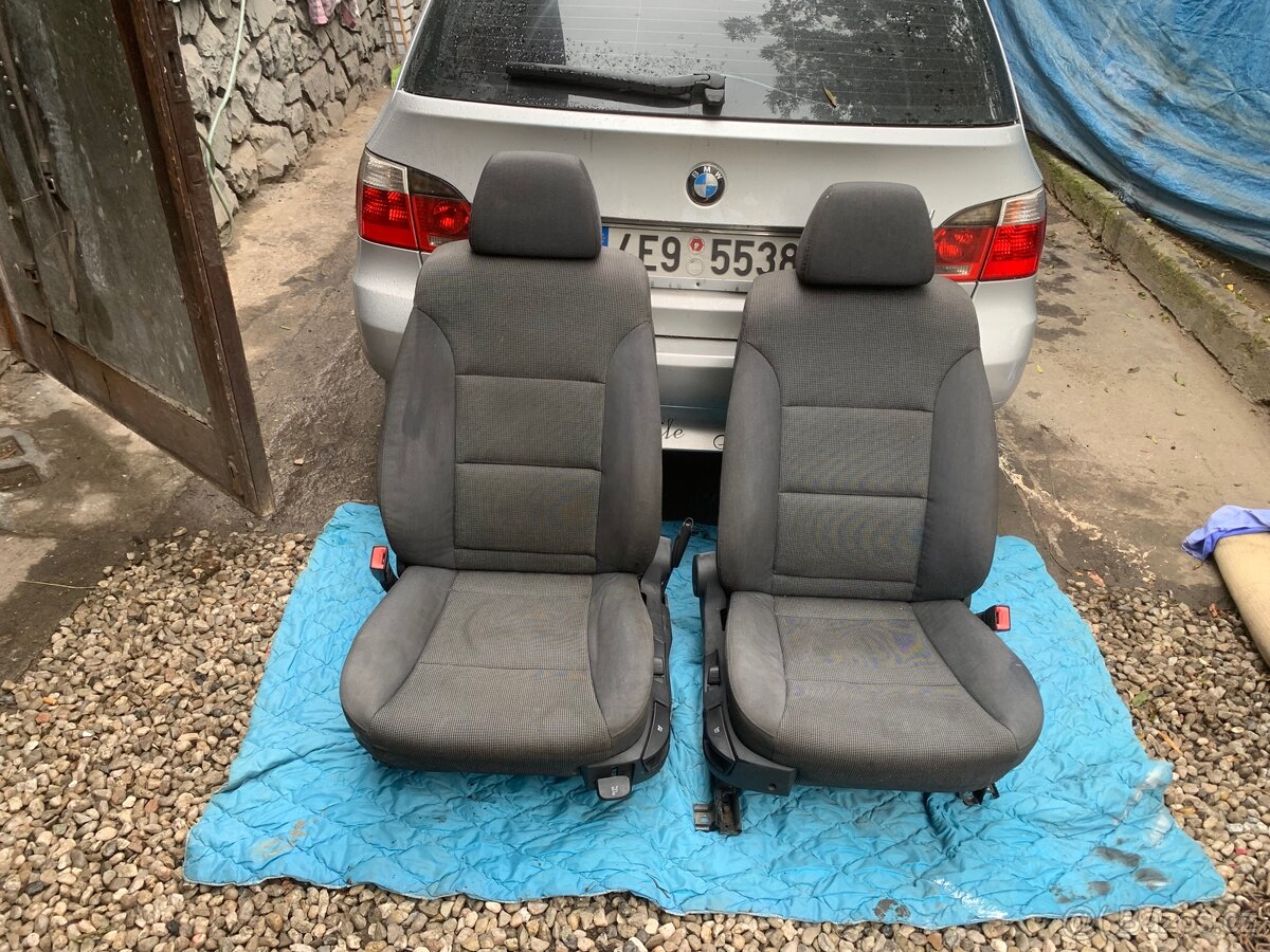 BMW 530 e60 přední sedačky