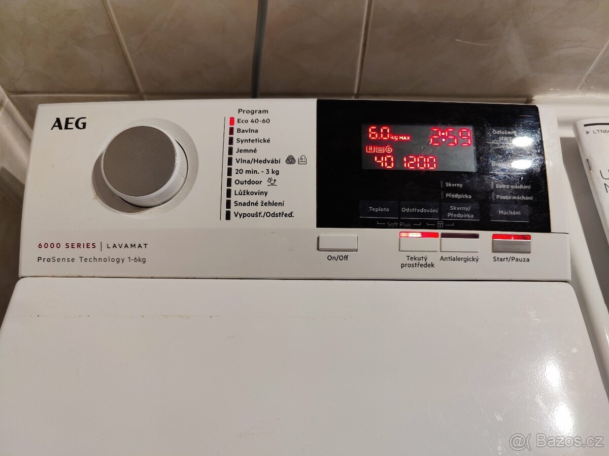 Pračka AEG ProSense™ LTN6G261C bílá