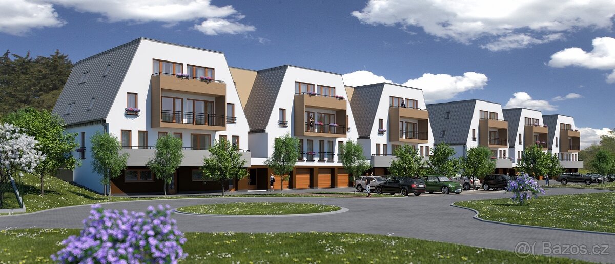 Pronájem nového moderního bytu 2+kk s balkónem v NMnM