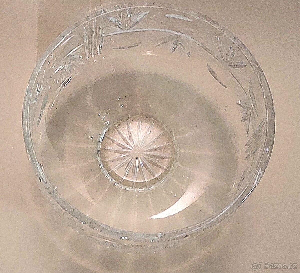 Křišťálová mísa na ovoce vyrobena ve Sklo Bohemia