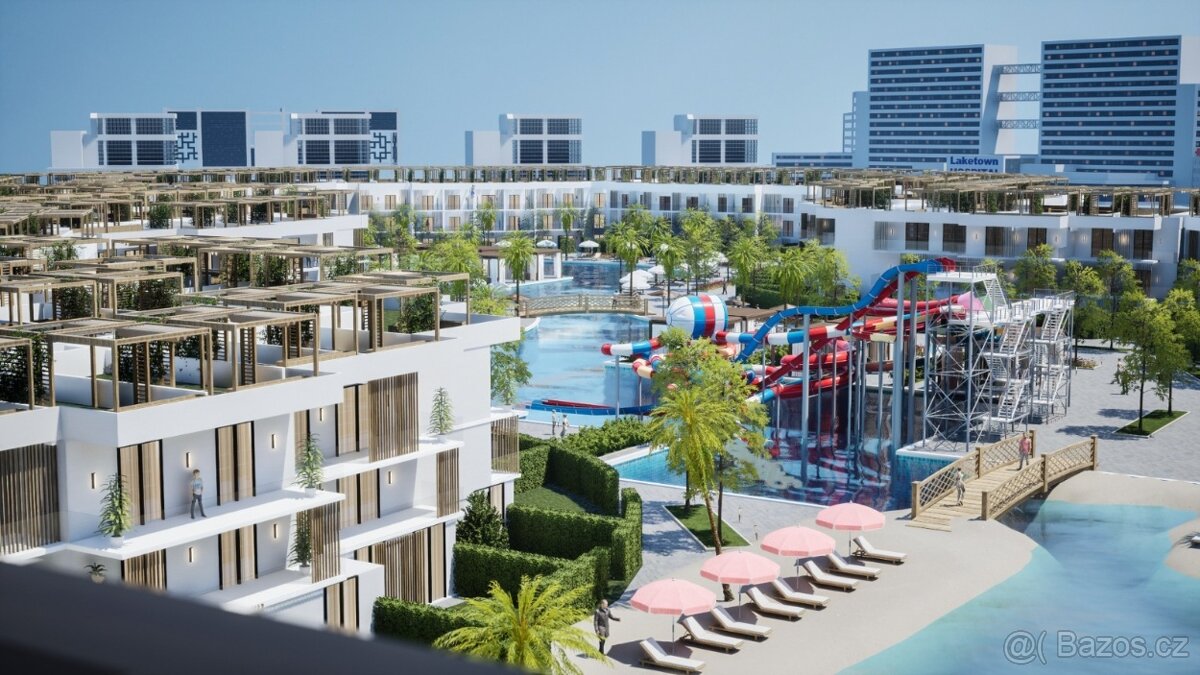 Luxusní apartmány s aquaparkem – Hurghada, Egypt