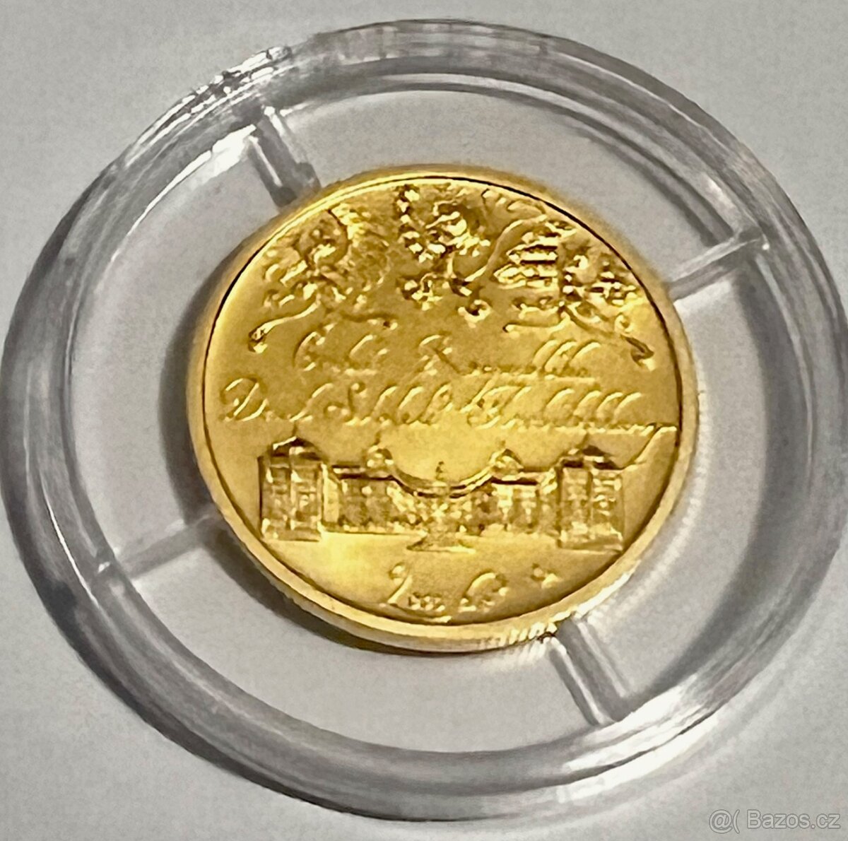 zlatá 2000kč zámek Buchlovice,2003,bk, jenom 2500ks