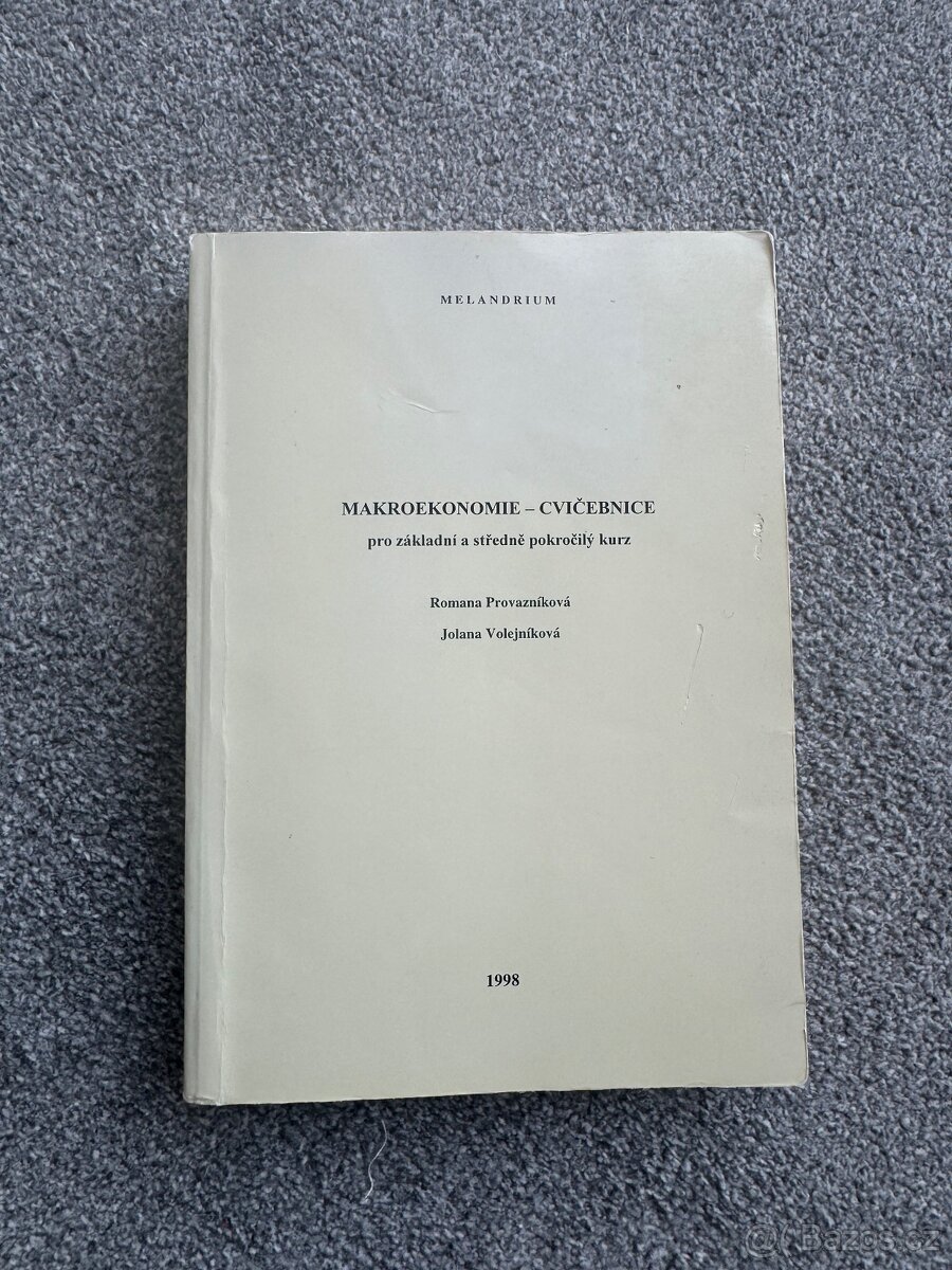Makroekonomie pro zákl. a stř. pokr. kurz
