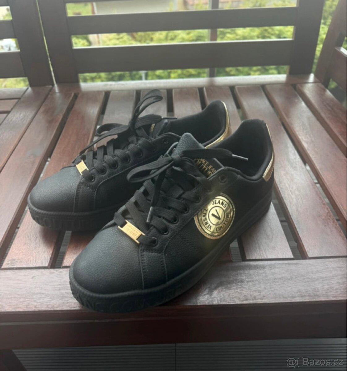 Jako Nové kožené pánské boty tenisky Versace v. 43