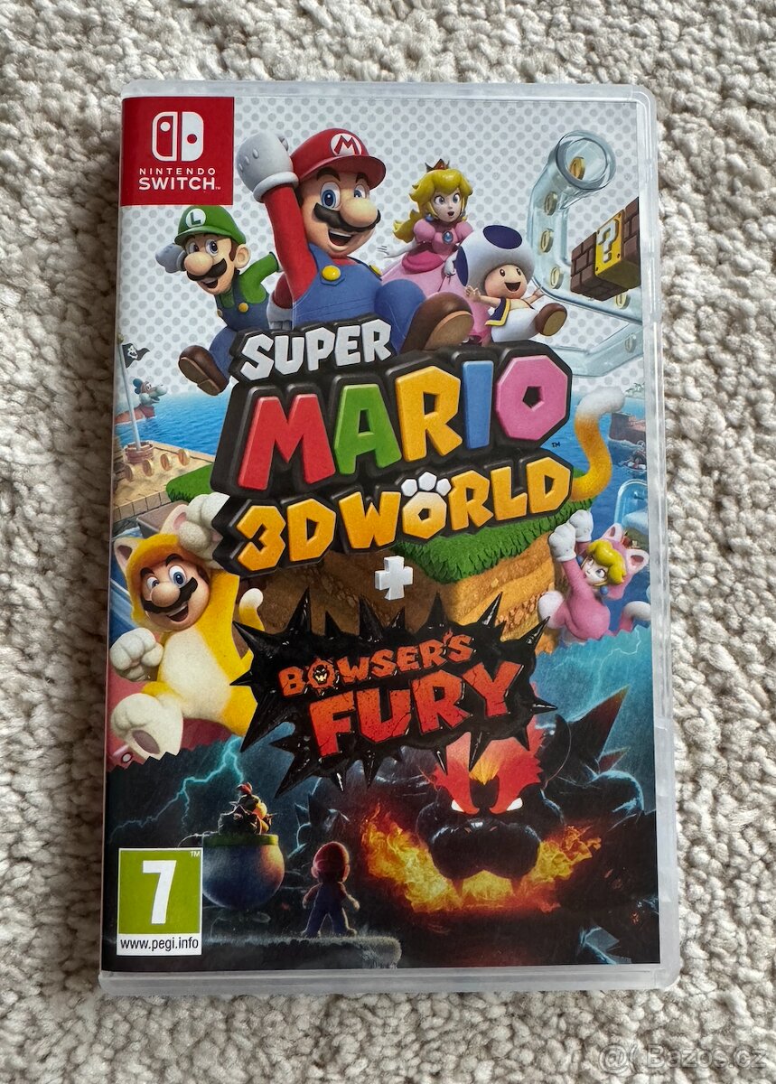 Prodám Super Mario 3D World + Bowsers Fury