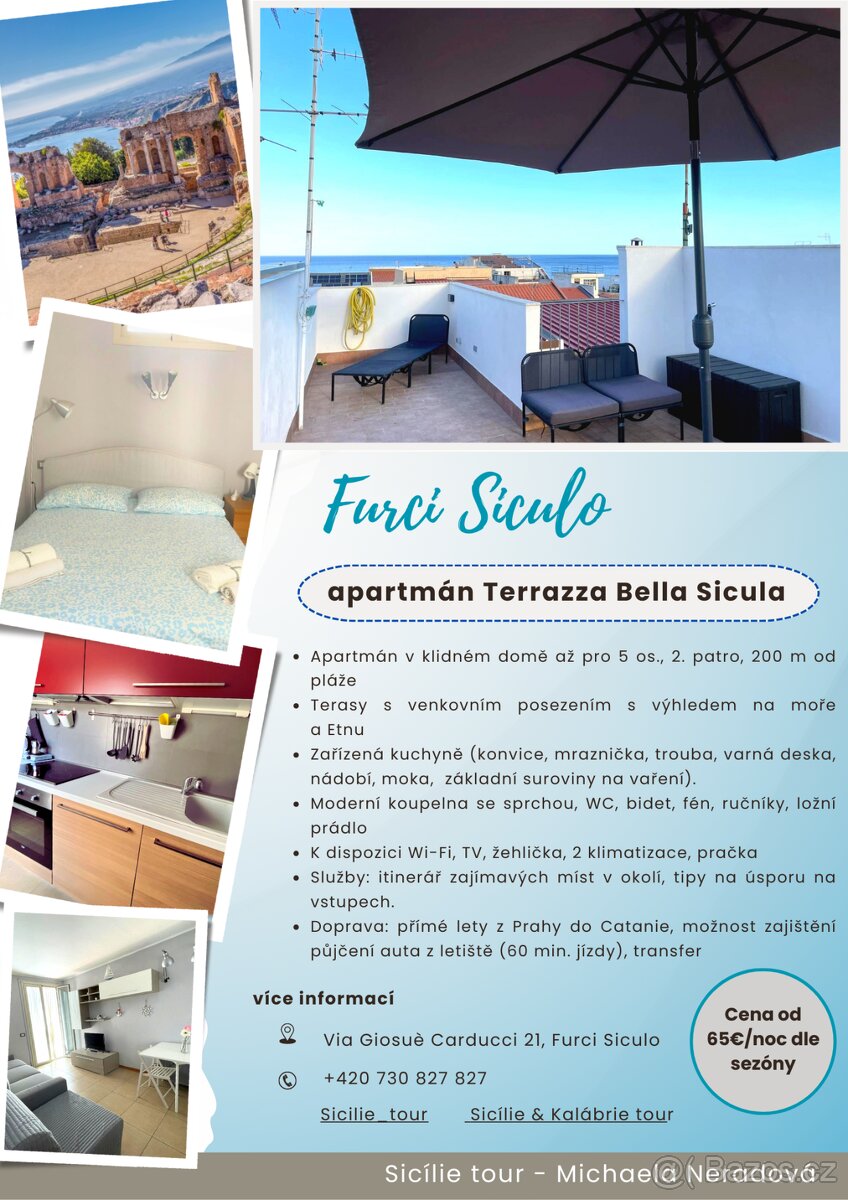 Home office na SICÍLII u moře