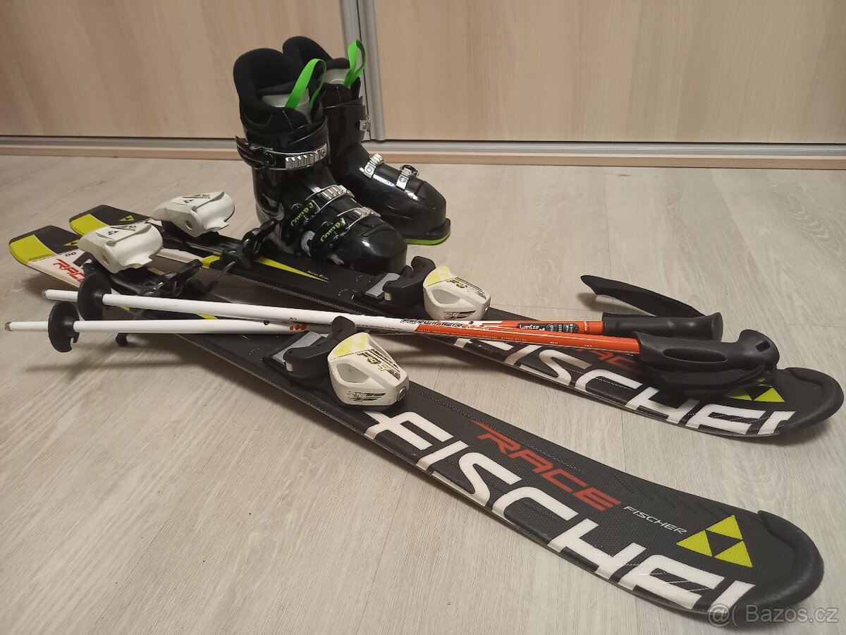 Lyžařský set dětský - Fisher lyže 90 cm