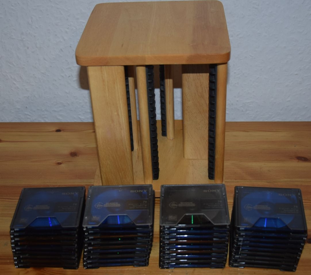 Minidisc MD minidisk box origi.HAMA na 72 MD + 18x MD medium