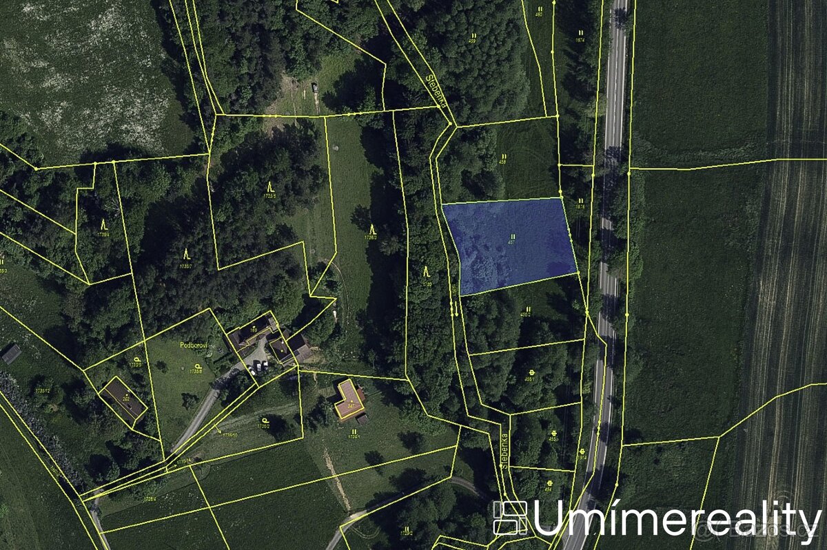 Prodej pozemky - trvalý travní porost, 1 796 m² - Klokočí