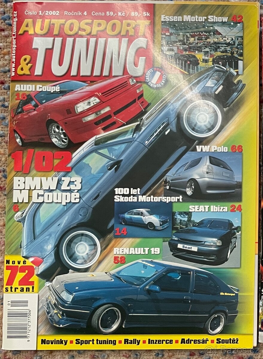 Časopis Autosport & Tuning 1/2002