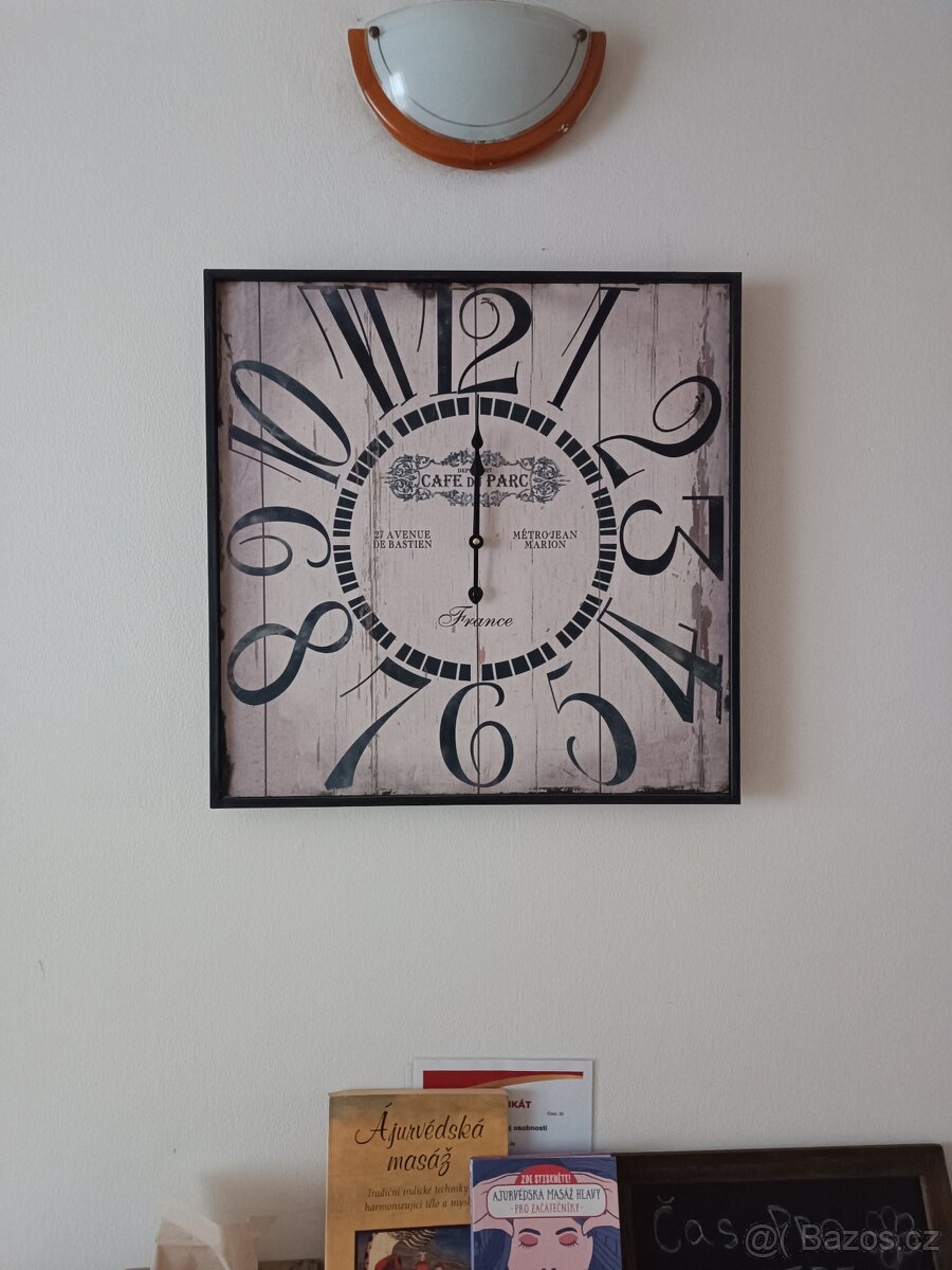 Nástěnné hodiny/obraz Retro styl