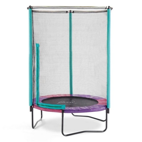 NOVÁ DĚTSKÁ TRAMPOLINA S OCHRANNOU SÍTÍ PLUM 140 CM PC/2490K
