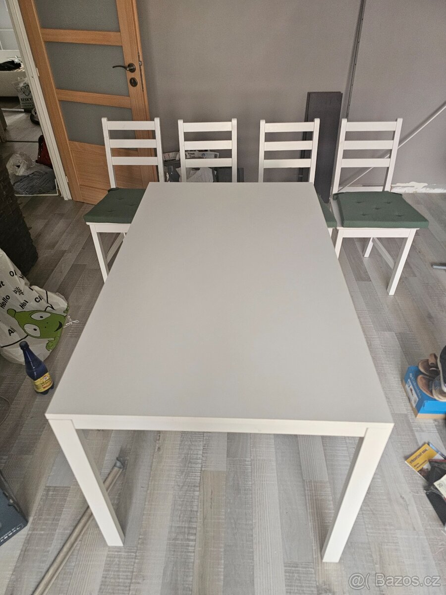 IKEA stůl Melltorp + židle Barsta