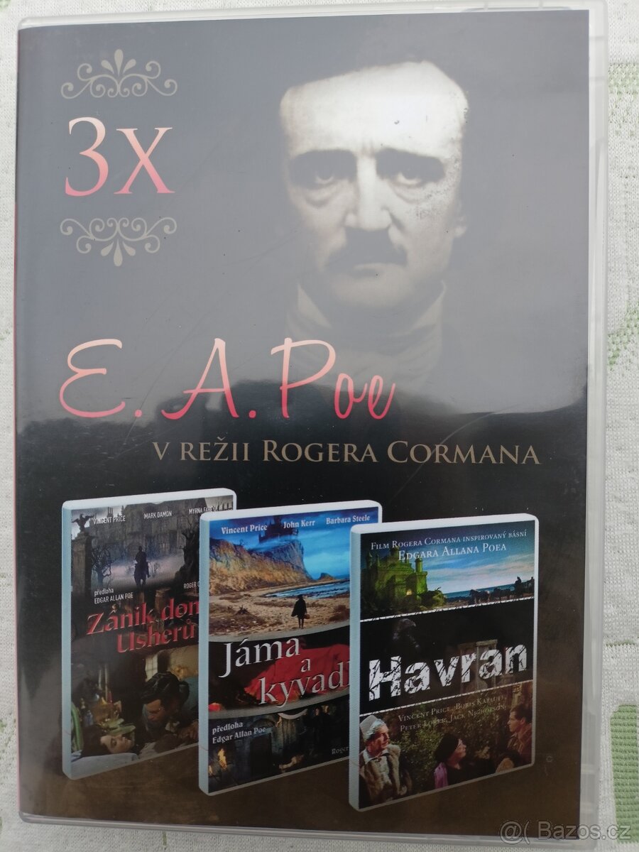 3DVD - E.A.Poe: Zánik domu Usherů / Jáma a kyvadlo / Havran
