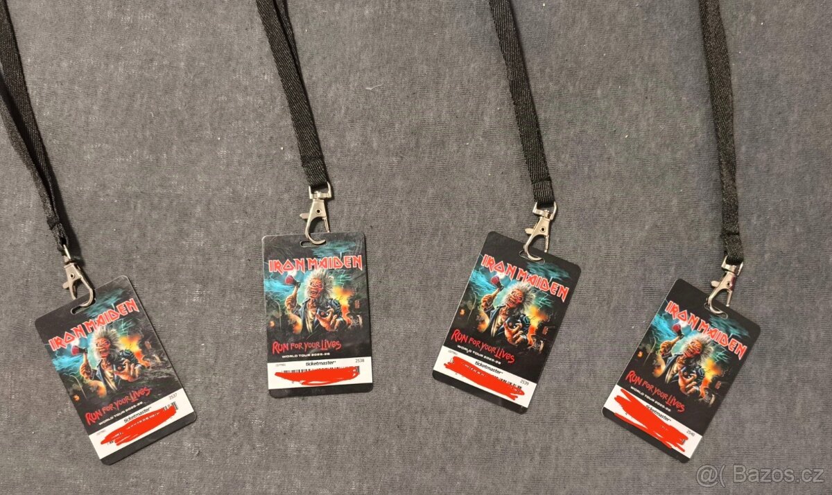IRON MAIDEN 4KS VSTUPENEK SEZENÍ