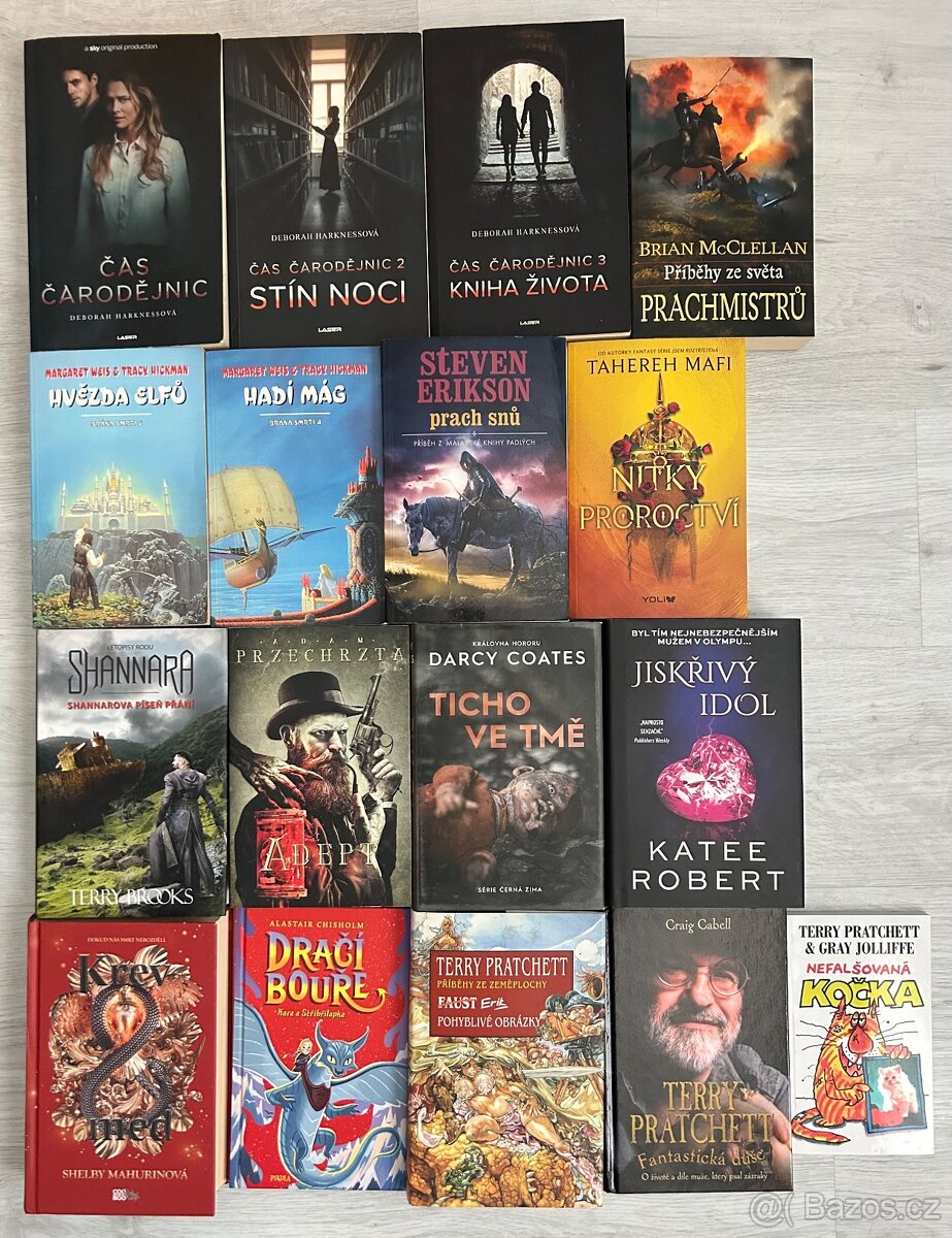 Prodám mix knih - sci-fi, fantasy, horor, beletrie: