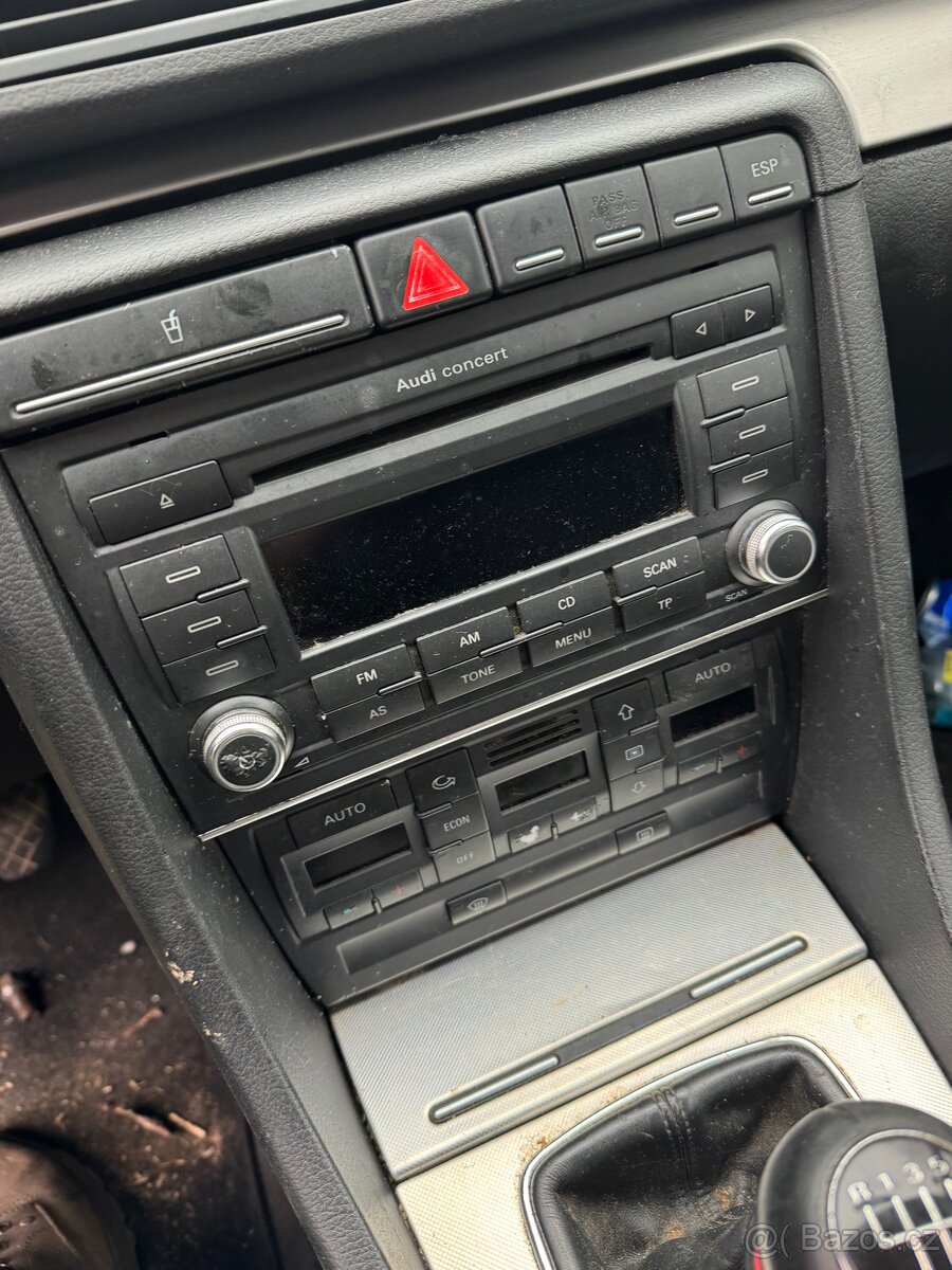 Dvoudin radio audi a4 b7