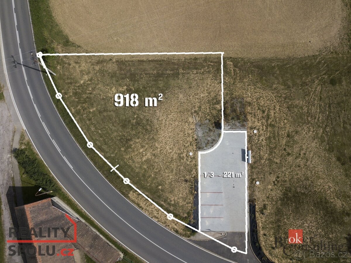 Prodej, pozemky/bydlení, 918 m2, Máslojedy, Hradec Králové [