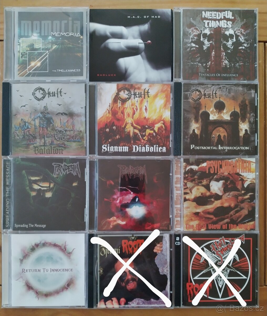 CD metal - české, část B - SLEVA