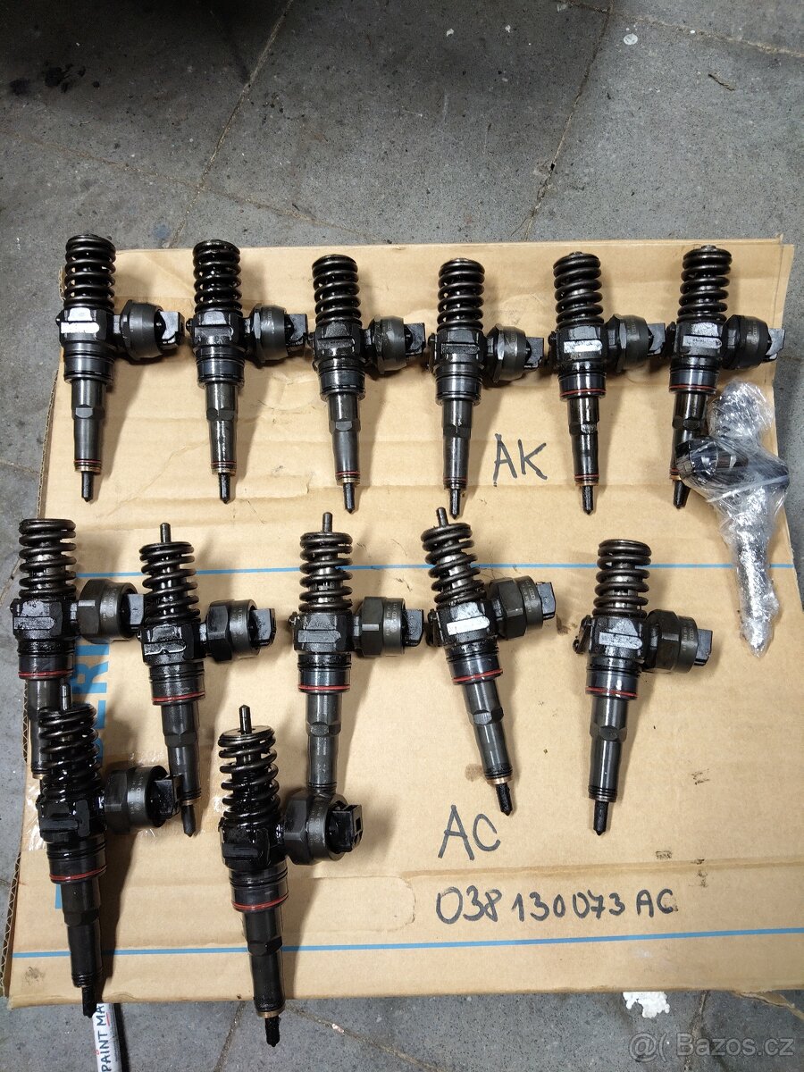Vstriky, trysky 1.9tdi od škoda,vw,audi