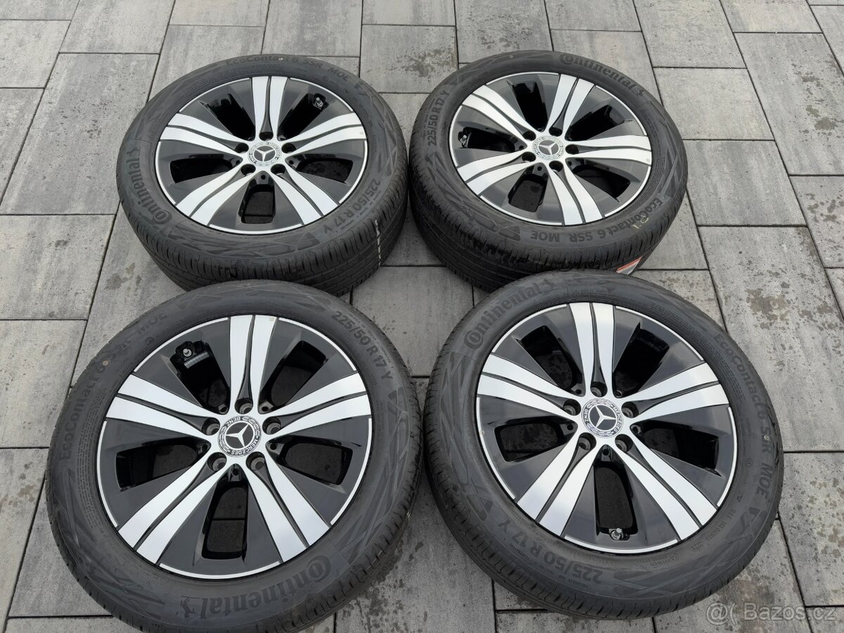 Originál alu kola Mercedes 5x112 R17 letní zánovní
