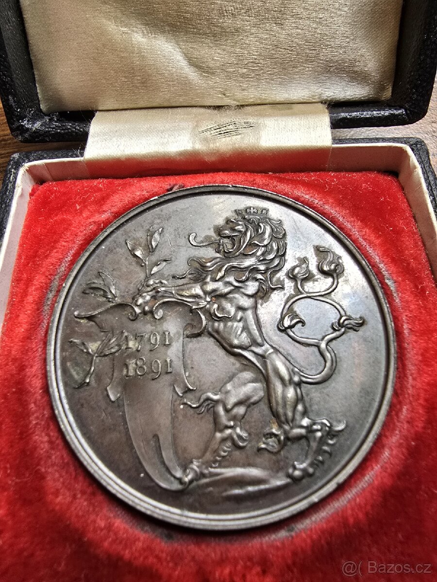 Zaslužna medaile 1891 v etuji - Lev
