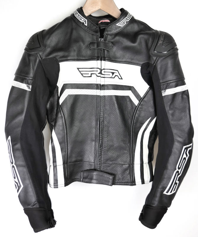 Damská kožená bunda na moto RSA bunda vel. XS,