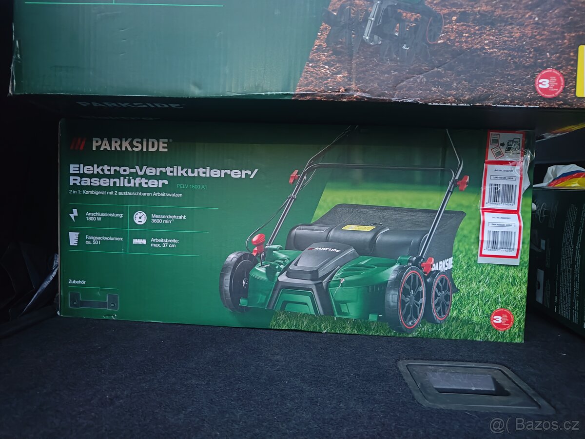 Kultivátor a provzdušňovač Parkside PELV 1800 A1