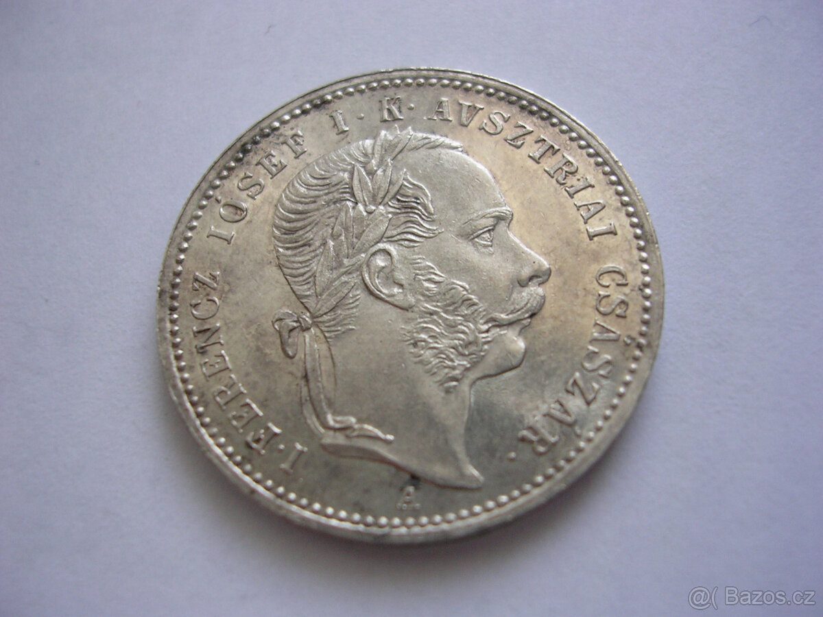 Veľký strieborný korunovačný žetón 1867 František Jozef I.