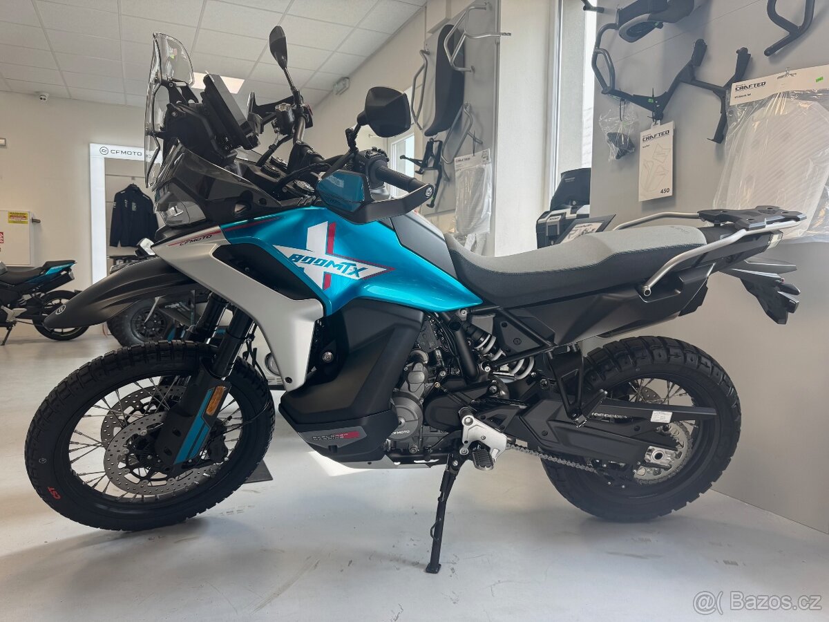 CFMOTO 800MT-X blue 2025 + PŘÍSLUŠENSTVÍ ZDARMA