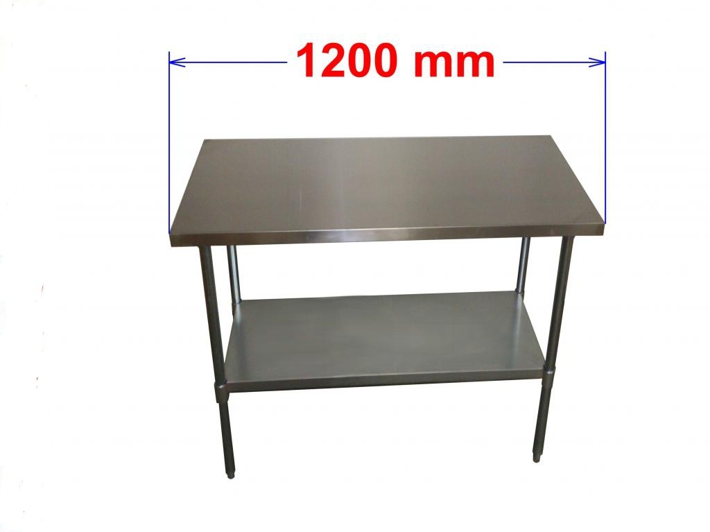 Pracovní nerezový stůl 120/60 cm