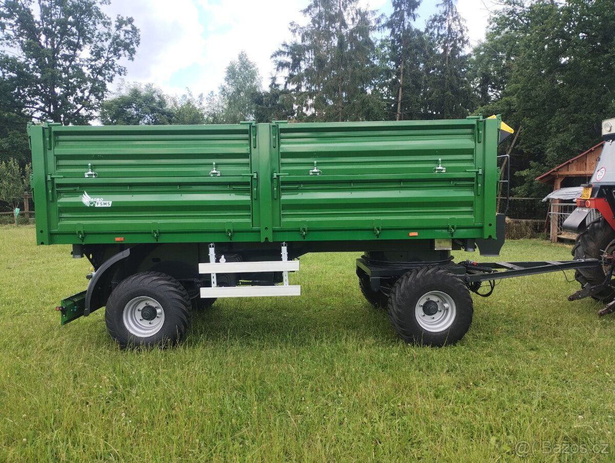 Přívěs za traktor sklápěcí AKCE