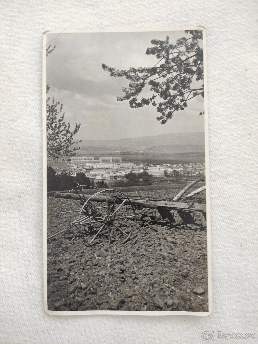 Slovensko místopis foto Pohľad na Partizánske 1951