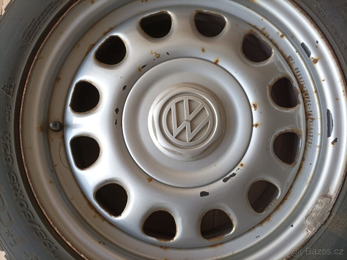 Plechové disky 15" originál VW