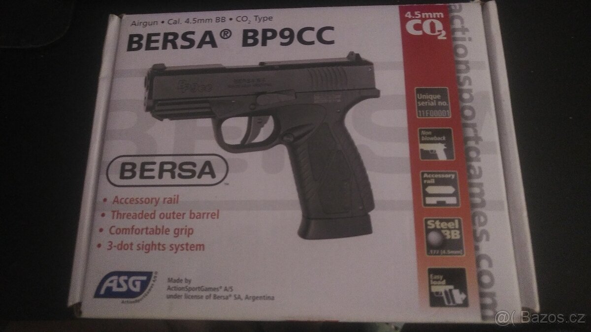 Vzduchová pistole BERSA BP9CC