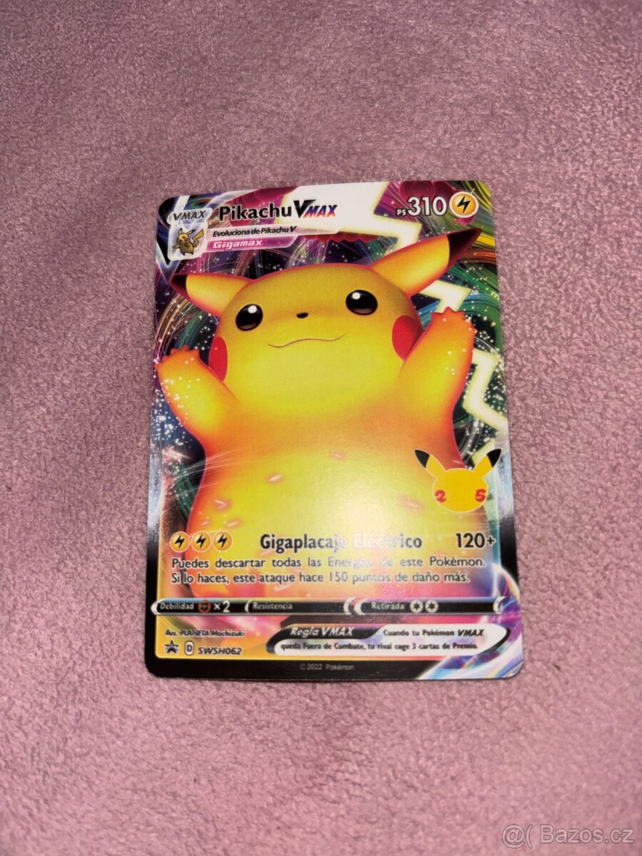 Pokemon vmax pikachu