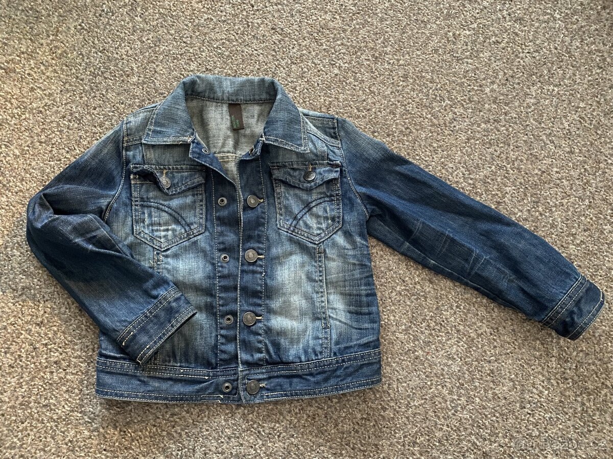 riflová bunda zn. BENETTON