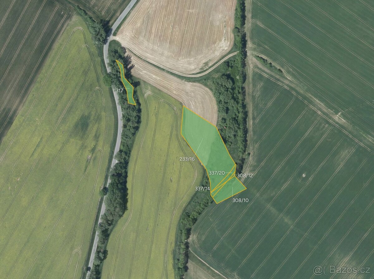 Zemědělská půda, prodej, Račerovice, Třebíč