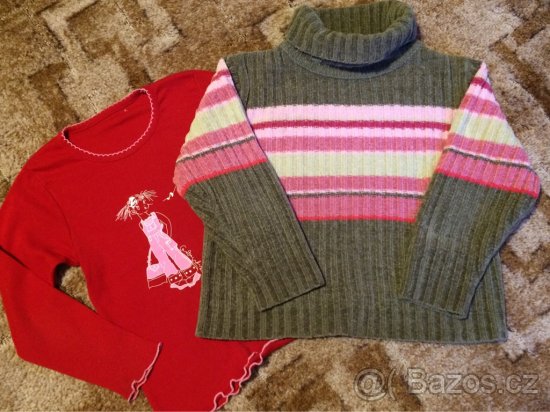 DÍVČÍ ROLÁK + TRIKO vel : 116