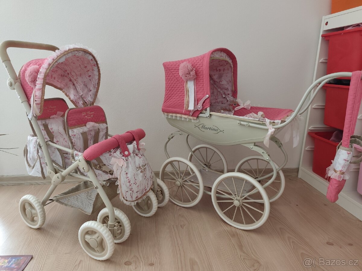 Luxusní dva kočárky pro panenky - OSOBNÍ odběr