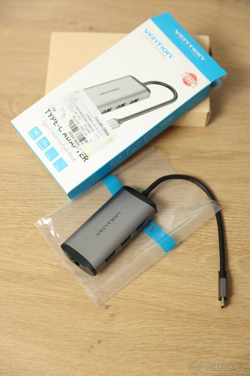 USB Hub Vention Type-C (USB-C) to HDMI + 3x USB3.2 + PD Conv