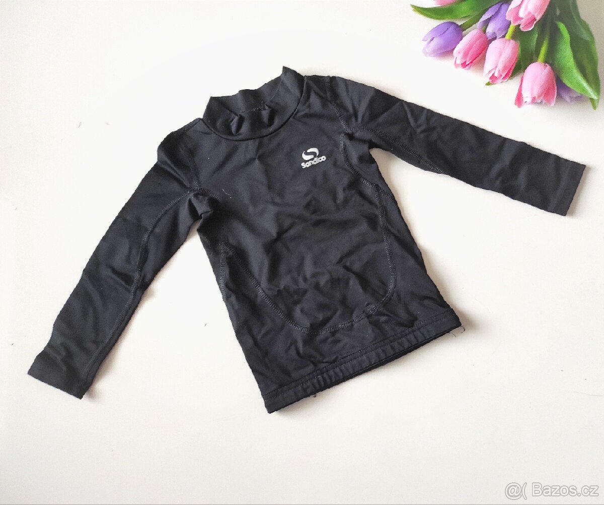 Nové černé dětské termotriko 1-3 roky