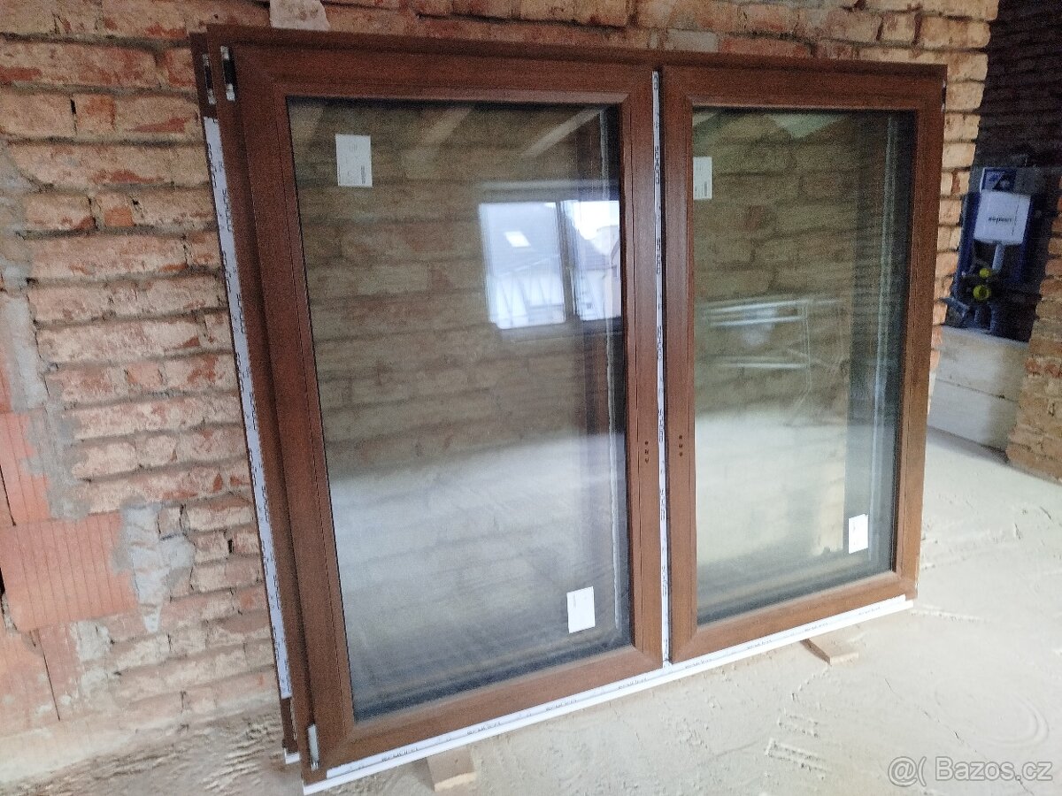 Plastová okna 2x nová