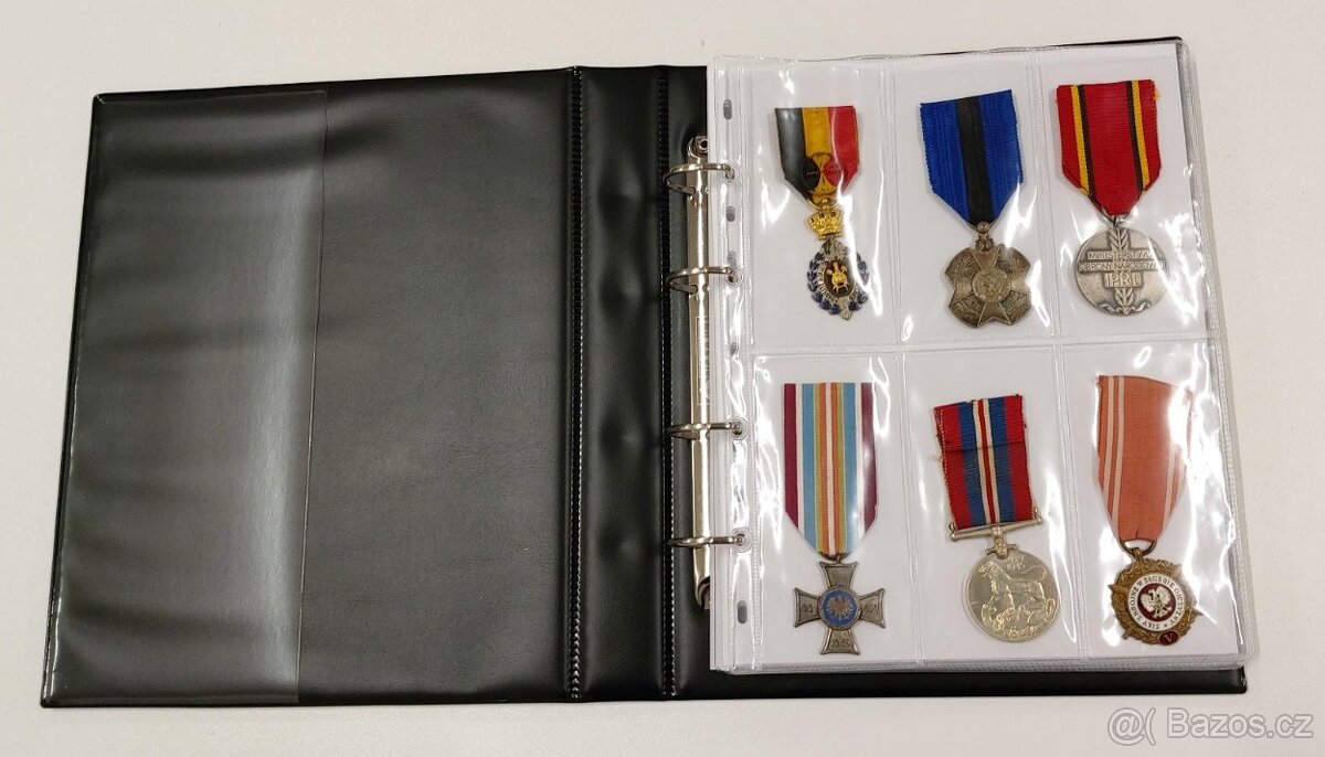 Album na Řády a Vyznamenání - STANDARD. Černý. Nové.