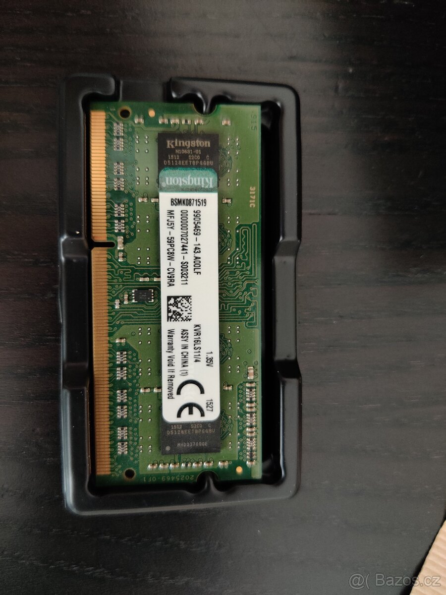 Kingston 4 GB DDR3 SODIMM 2 ks