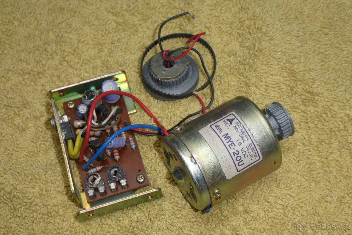 motorček Matsushita MYE-20U aj s deskou reguláce