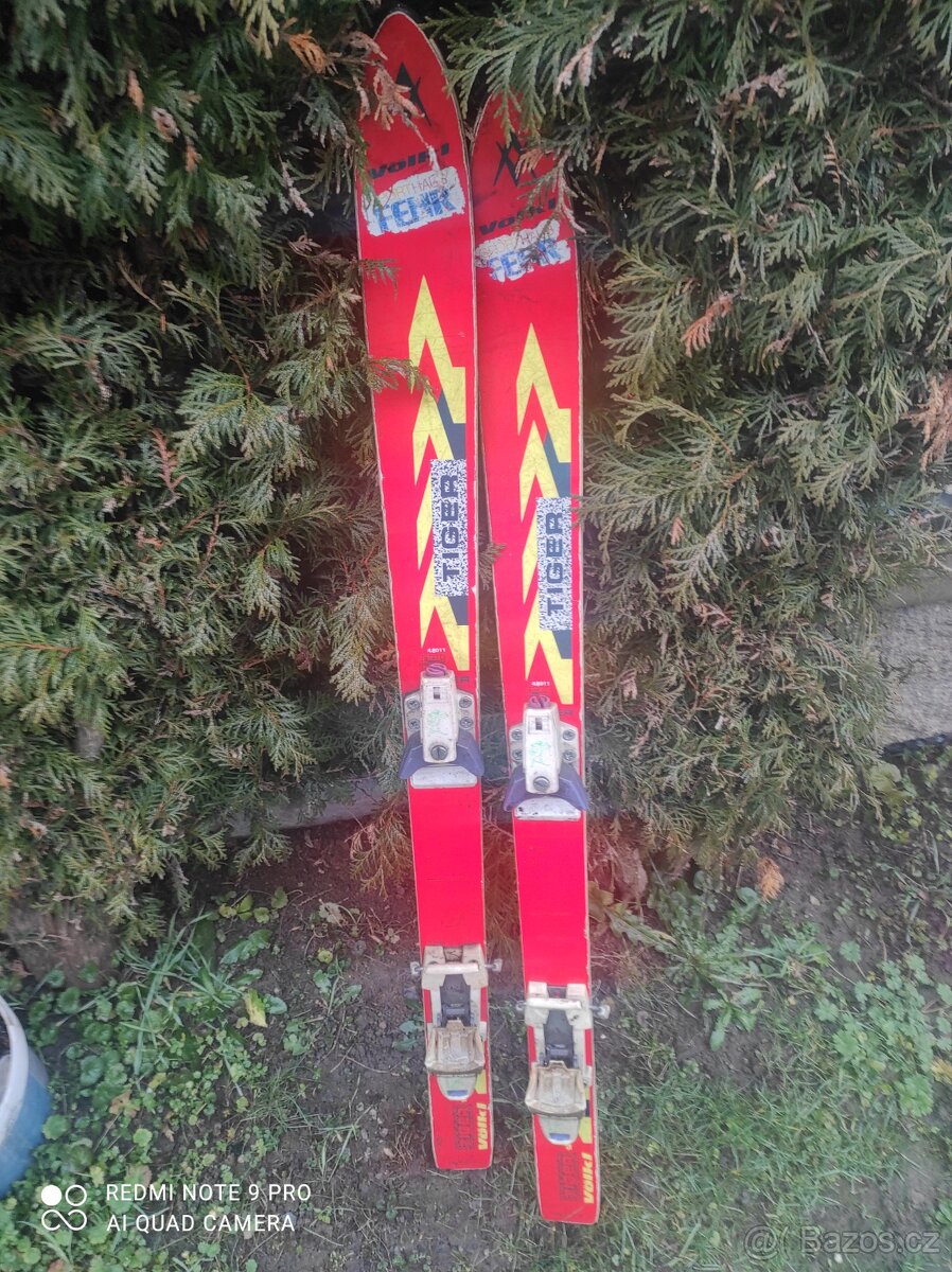 Dětské lyže s vázáním