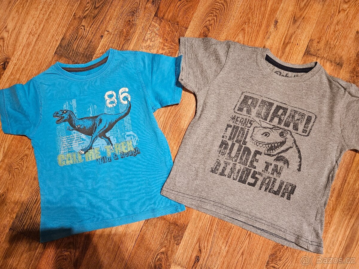 Trička 3-4 roky, 2 ks