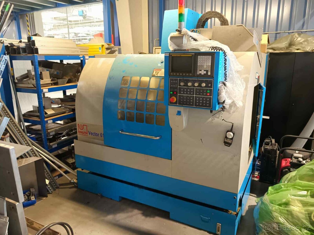 KNUTH VECTOR 610 CNC vertikální obráběcí centrum FANUc