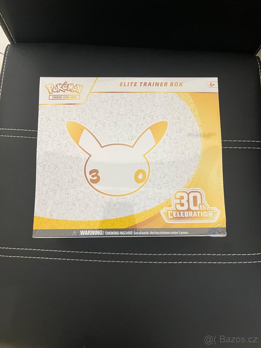 Pokemon ETB box 30 vyroci